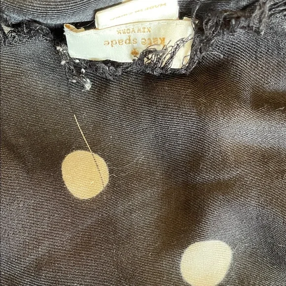 Kate Spade Black with Cream Polka Dots - Picture 5 of 7